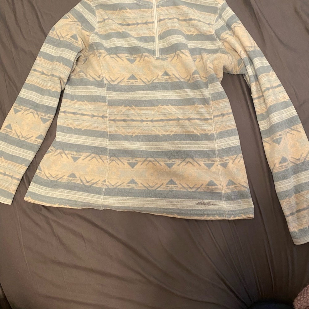 Eddie Bauer fleece quarter zip